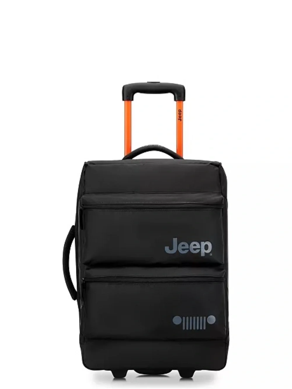 Jeep Black Carry-On with Orange Telescopic Handle